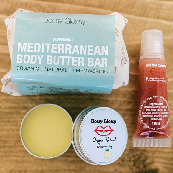 Body Butter Bar, Lip Balm & Lip Gloss Collection